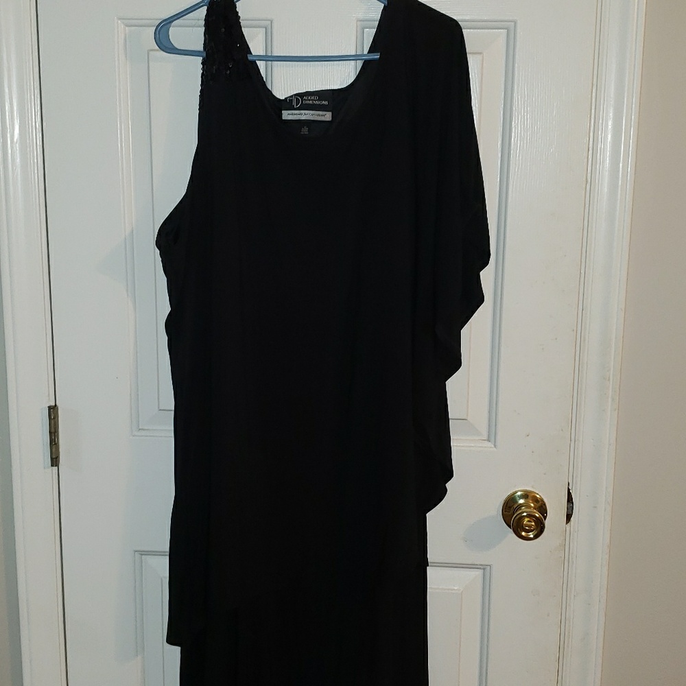 Catherine's Black Asymmetrical dress